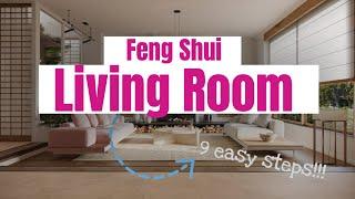 Feng Shui Living Room - 9 Easy Steps