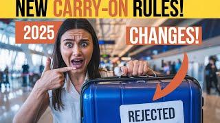 Flight Attendant Reveals Your Carry On Might Get Banned in 2025! | NEW Travel Regulations