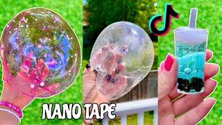 NANO TAPE CRAFTS & SQUISHY! 🫧️  How to Make a DIY Nano Tape Bubble Compilation