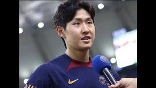 이강인 선발!! 원톱으로 출전한 이강인!! PSG vs 렌