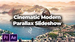 Cinematic Modern Parallax Slideshow - Premiere Pro Slideshow - Free After Effects Templates