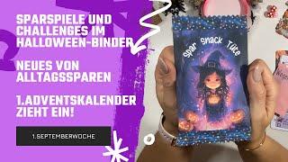 Sparspiele & Challenges | 1. Septemberwoche | Neues für Halloween  ​⁠| Einfach Geld sparen