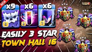 Best Th16 Attack Strategy With (YETI & WITCH) Clash Of Clans | Easily 3 Star TH16 Yeti Witch Attack