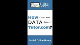 Using Data from Tutor.com | Social Office Hours | Spring 2023 | Tutor.com | #shorts