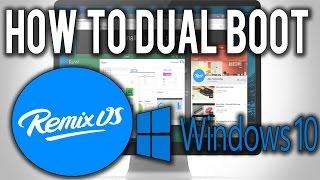 How To Dual Boot Remix OS With Windows  [Legacy] !