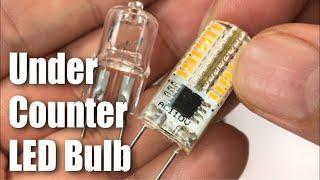 G8 Dimmable 110V 2.5W Warm White 3000K LED Bulbs for Under Counter Kitchen Lighting