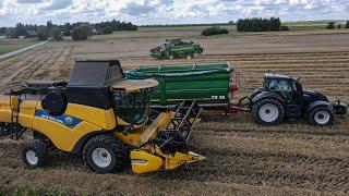 John Deere vs New Holland ŻNIWA NA DWA KOMBAJNY! | FRICKE & PiwPol