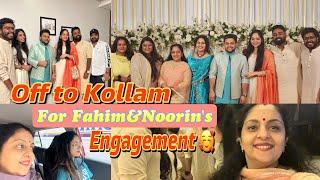 Fahim&Noorin Engagement trip to Kollam|Sindhu Krishna|Ahaana krishna