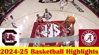 #5 Alabama vs South Carolina Basketball Game Highlights 1 8 2025