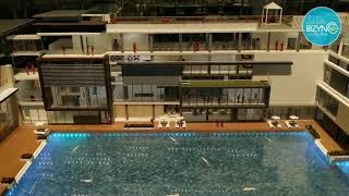 Beautiful Club house Model with Hydraulic || Architecture Miniature Model || DDZYN360