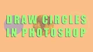 How to draw Filled and Unfilled Circles In Photoshop #tutorial #photoshop