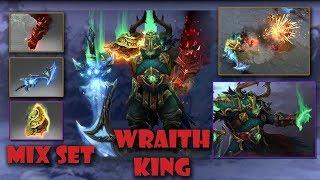 Dota 2 Wraith King Best Mix Set Blistering Shade of the Crimson Witness - Winterblight-Haunted Lord