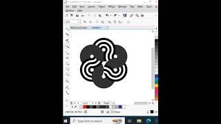 Logo design Super Easy Techniques for experts CorelDraw tutorial in CorelDraw#viral#coreldraw#shots