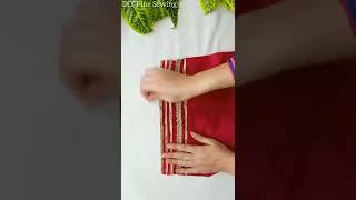 Diy Gotta patti sleeve design/Gotta work sleeve#short #youtubeshort #daily #viral #trending#sewing