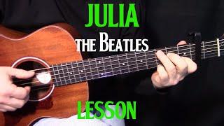 how to play Julia by The Beatles_John Lennon - acoustic guitar lesson