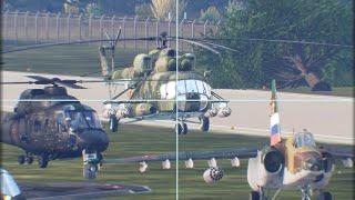 Russian Pilots Escape from Their Aircraft During Ukrainian Attack on Kursk Air Base - Arma 3