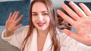 АСМР Массаж Лица с Маслом • ASMR Oil Face Massage