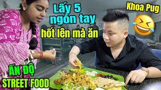 Khoa Pug Ngáo Luôn Với Street Food Ấn Độ! - Trải Nghiệm Đu Tàu Điện Ngầm Không Cửa Ở Mumbai =))