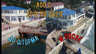 Смытый пляж Лоо. Обзор с 2015 года по конец 2021го.