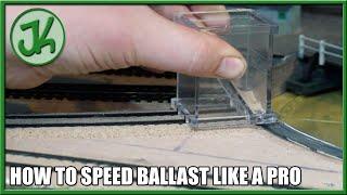 How to Speed Lay model Ballast Like A Pro