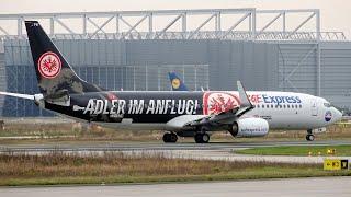 SunExpress B737 TC-SPM Eintracht Frankfurt Livery | Adler im Anflug | SGE Express