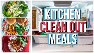 KITCHEN CLEANOUT MEALS | Pantry Cooking Recipes