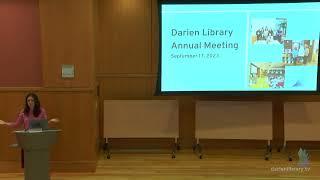 2023 Annual Meeting of the Friends of Darien Library