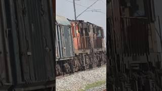 ALCOS CHUGGING & Picking Up Speed | WDG 3A Twins Indian Railways