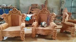  # Đồ Gỗ La Xuyên G/T bộ bàn ghế sofa Hoàng Gia gỗ Gõ đỏ