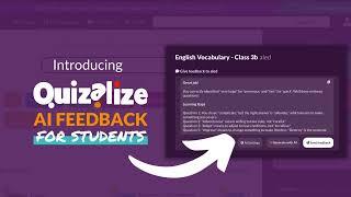 Introducing Quizalize AI-Powered Feedback for Students