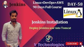 Day_58 | AWS DevOps 90 Days course | CI-CD | Jenkins | Automation | NagiReddy | VTechnologies