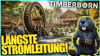 Längste STROMLEITUNG bauen! | Timberborn (2024)