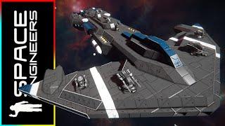 The Allegiance Class Battleship! - Space Engineers