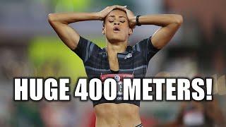 Sydney McLaughlin-Levrone Takes MASSIVE Win In 400 Meter Dash! || 2024 Diamond League Brussels