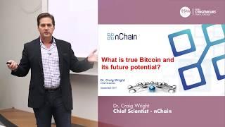 What is true Bitcoin and its future potential ?  Dr. Craig Wright