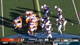 UTEP "Fake QB Sneak" Trick Play TD vs Fresno State | 2021 College Football