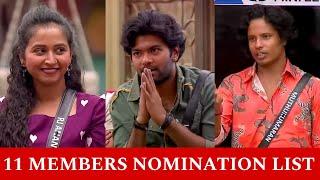 11 Members In Nomination List | Bigg Boss Tamil Review