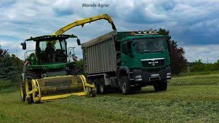 Lohnunternehmen Agrotec: 1.Schnitt Häckseln 2020 / John Deere / Fendt