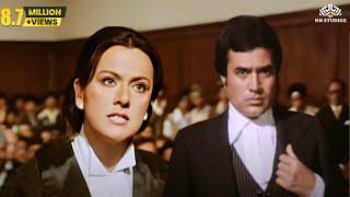 Rajesh Khanna, Priya Rajvansh Court Scene from Kudrat || Hindi Drama Movie