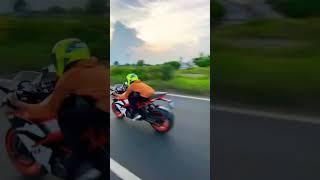 Rc 390 Fly By on Highway R15v3#ktm #ktmlover #rc390 #bikelife #shorts #race