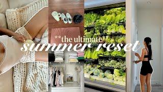 *the ultimate* SUMMER RESET huge closet cleanout + bucket list & pinterest inspo *productive*