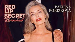 Secret Red Lipstick Trick REVEALED by Paulina Porizkova - Beauty Essentials Part 4 | Vacation Ready