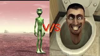 Skibidi Toilet V/S Green Alien Dance | El Chombo - Dame Tu Cosita feat. Cutty Ranks