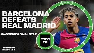 Supercopa Final reaction ️ Barcelona DESERVED TO WIN, Real Madrid LACKS LEADERSHIP & more | ESPN FC