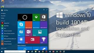 Windows 10 build 10041: 10 years later! - Installation and Exploration