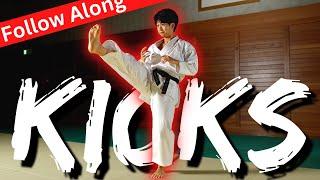 Follow Along To This Karate Kick Drill!｜Karate Workouts