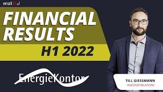 Energiekontor AG | Financials: H1-2022 | Till Giessmann, Investor Relations