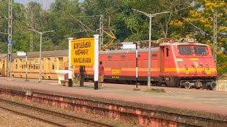 IRFCA - Sabari Express with Fresh looking "Red Beast" WAP-4 #22261