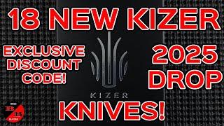 NEW KIZER KNIVES 2025! Kizer Feweed, Mini Mystic, Momo, Mini Momo, and Beaver!