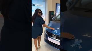 Tata Tiago tornado ￼Blue XTA automatic! First look ￼#tatatiago #tatamotors￼ #automatic #2024 #blue